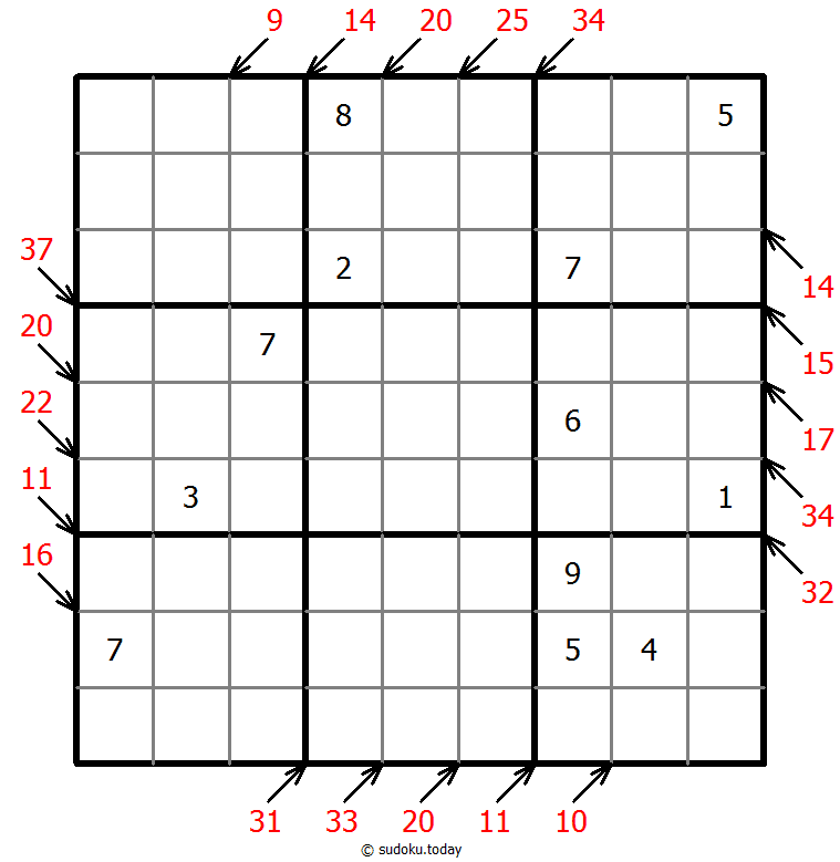 Little killer sudoku