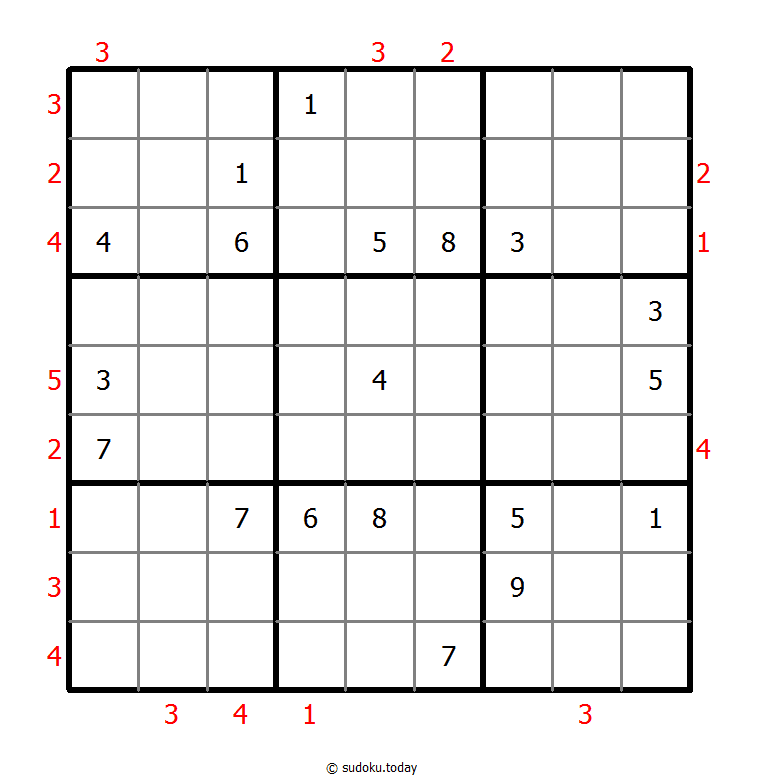 Skyscrapers Sudoku