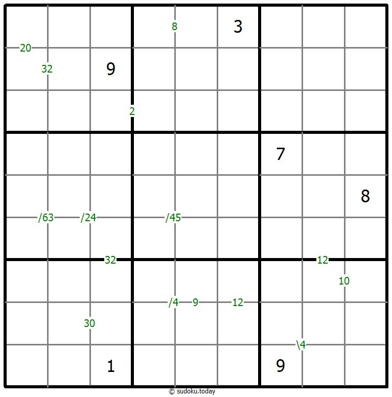 Products Sudoku
