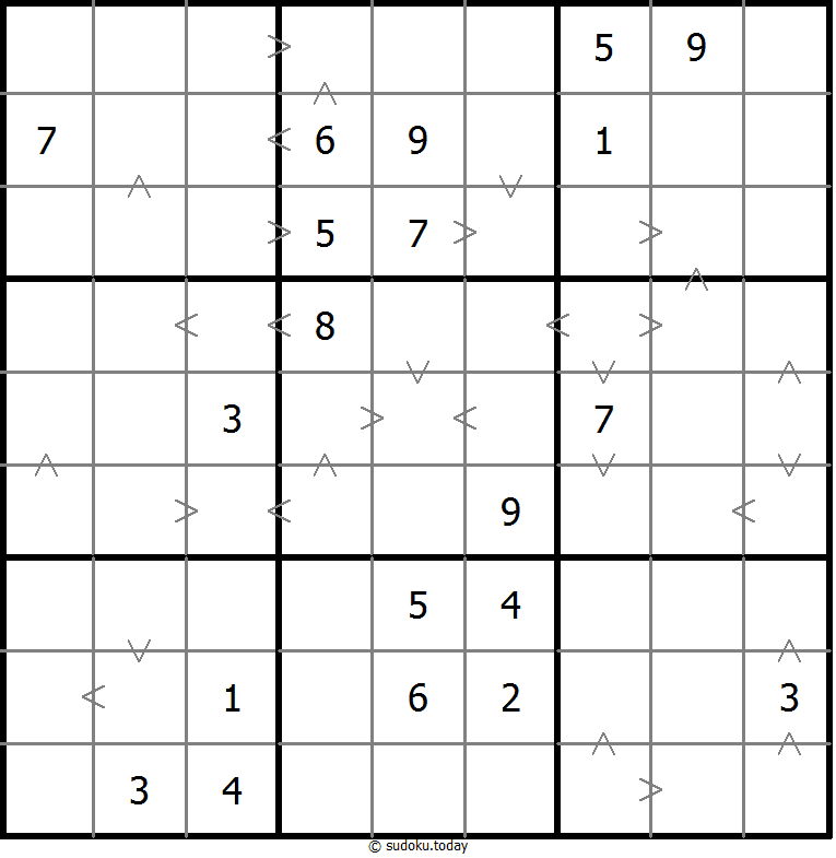 Greater Than Sudoku